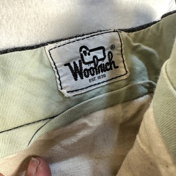 Vintage Woolrich Wool Hunting Pants Heavy Duty Outdoor Winter Workwear Outfitter - Picture 12 of 14